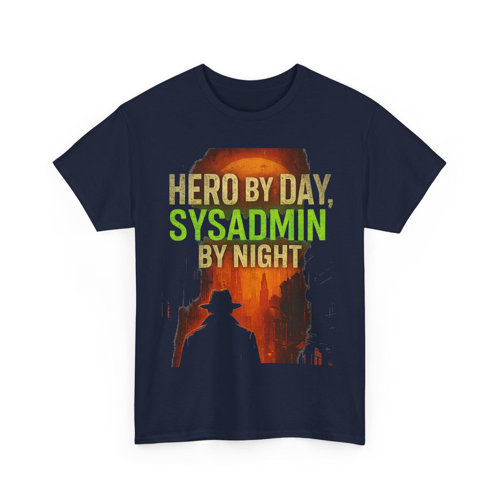 Hero by Day Sysadmin by Night Tee | Graphic T-Shirt for IT Professionals | Geeky Gift | Unisex Cotton Tee | Fun Office Apparel, [...]