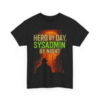 Hero by Day Sysadmin by Night Tee | Graphic T-Shirt for IT Professionals | Geeky Gift | Unisex Cotton Tee | Fun Office Apparel, [...]