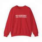 Hallucinations? I Call Them Features. | Premium Minimalist AI Streetwear Sweatshirt