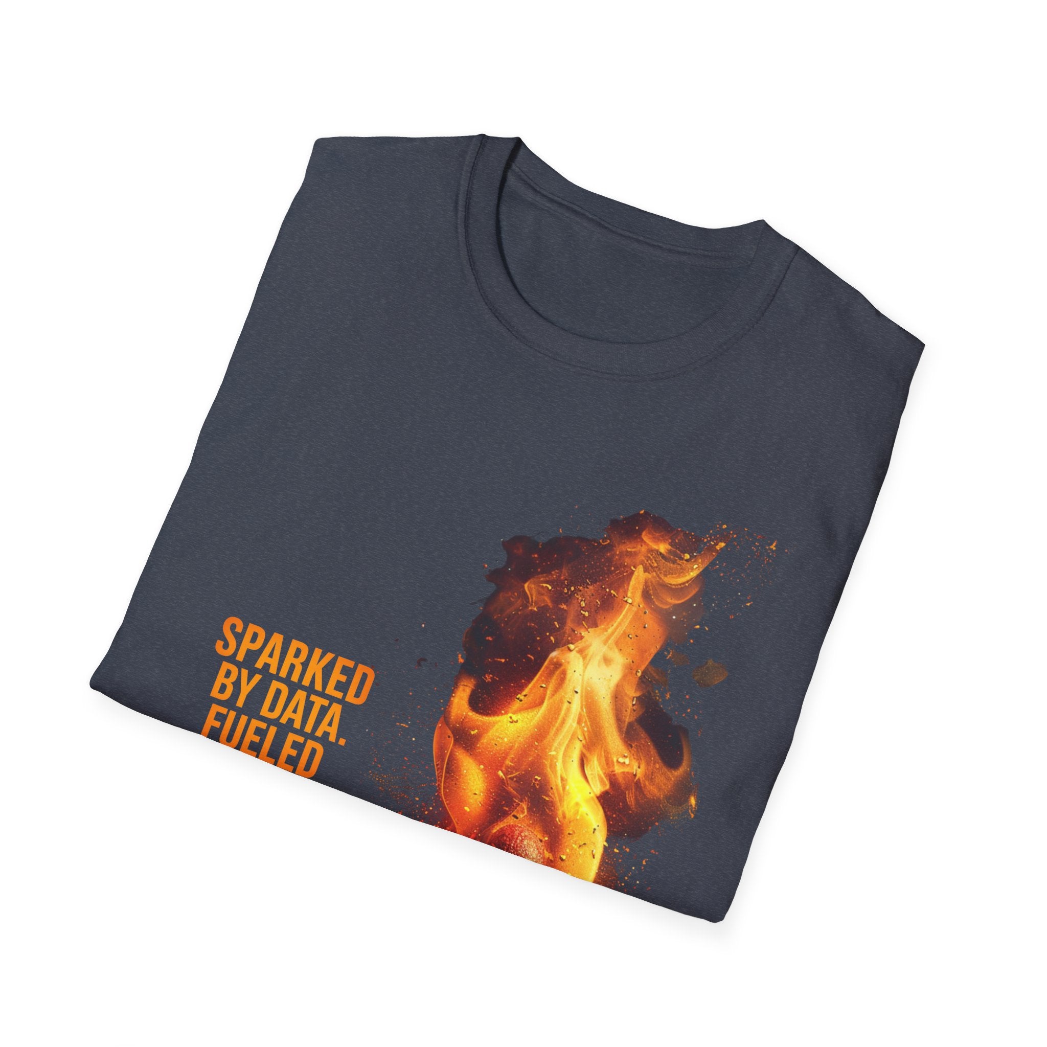 Sparked By Data, Fueled By GPUs – Funny AI/ML T-Shirt for Developers, Data Scientists & Gamers