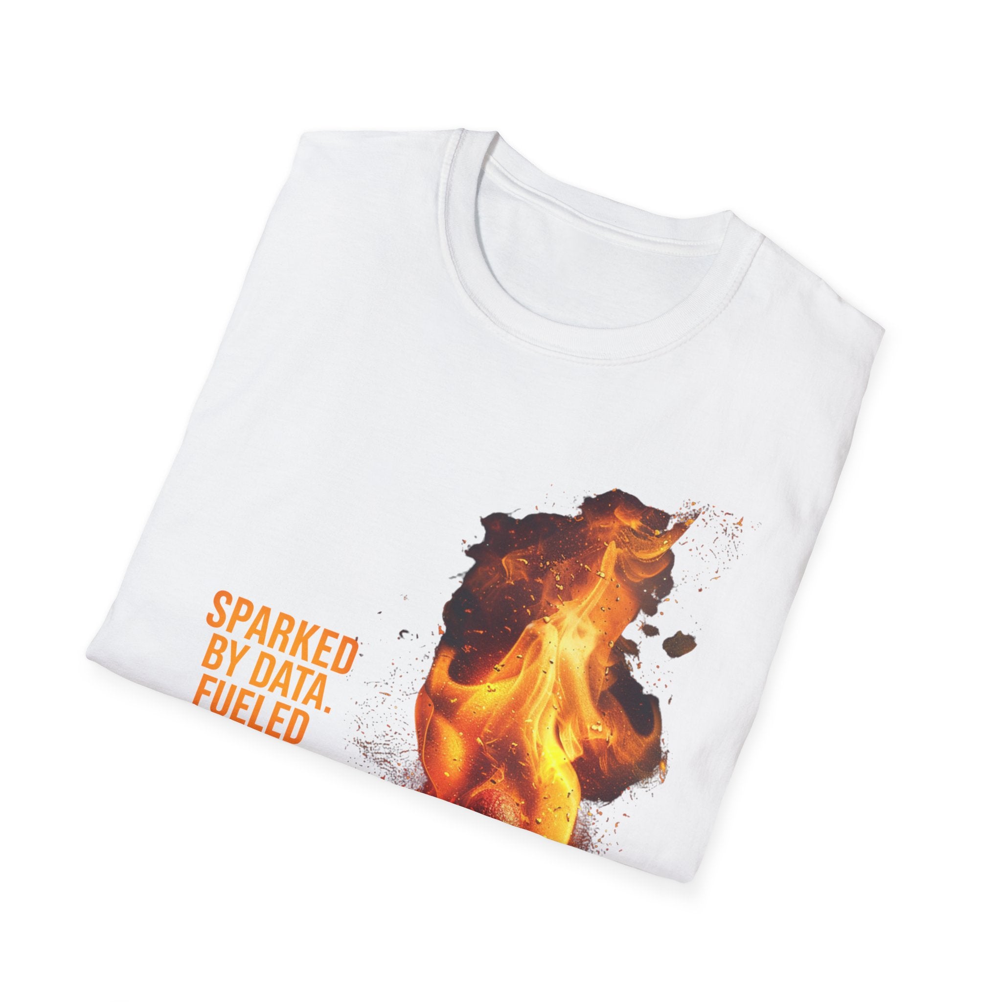 Sparked By Data, Fueled By GPUs – Funny AI/ML T-Shirt for Developers, Data Scientists & Gamers