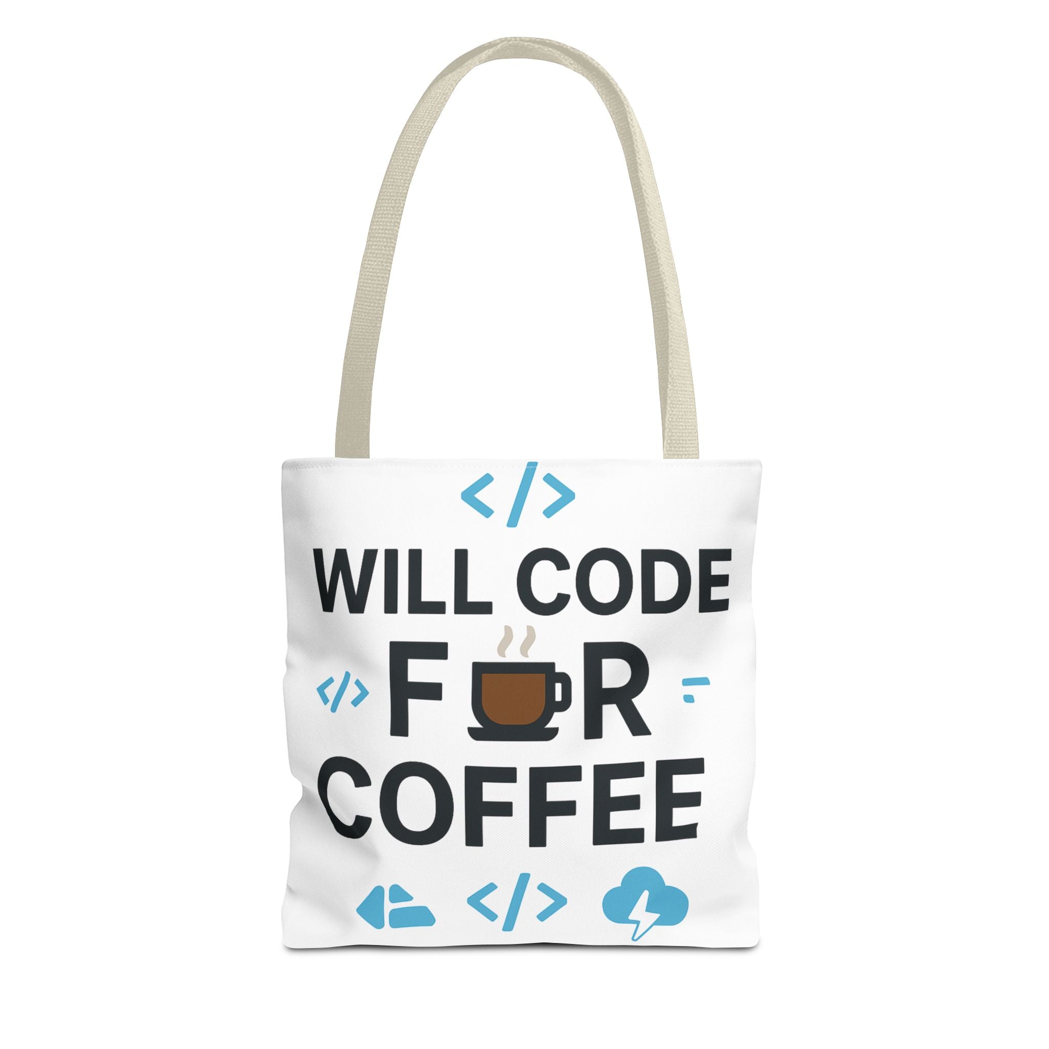 Code Lover's Coffee Tote Bag - Perfect for Programmers, Tech Gifts, Geeky Accessories, Everyday Use, Coffee Enthusiasts