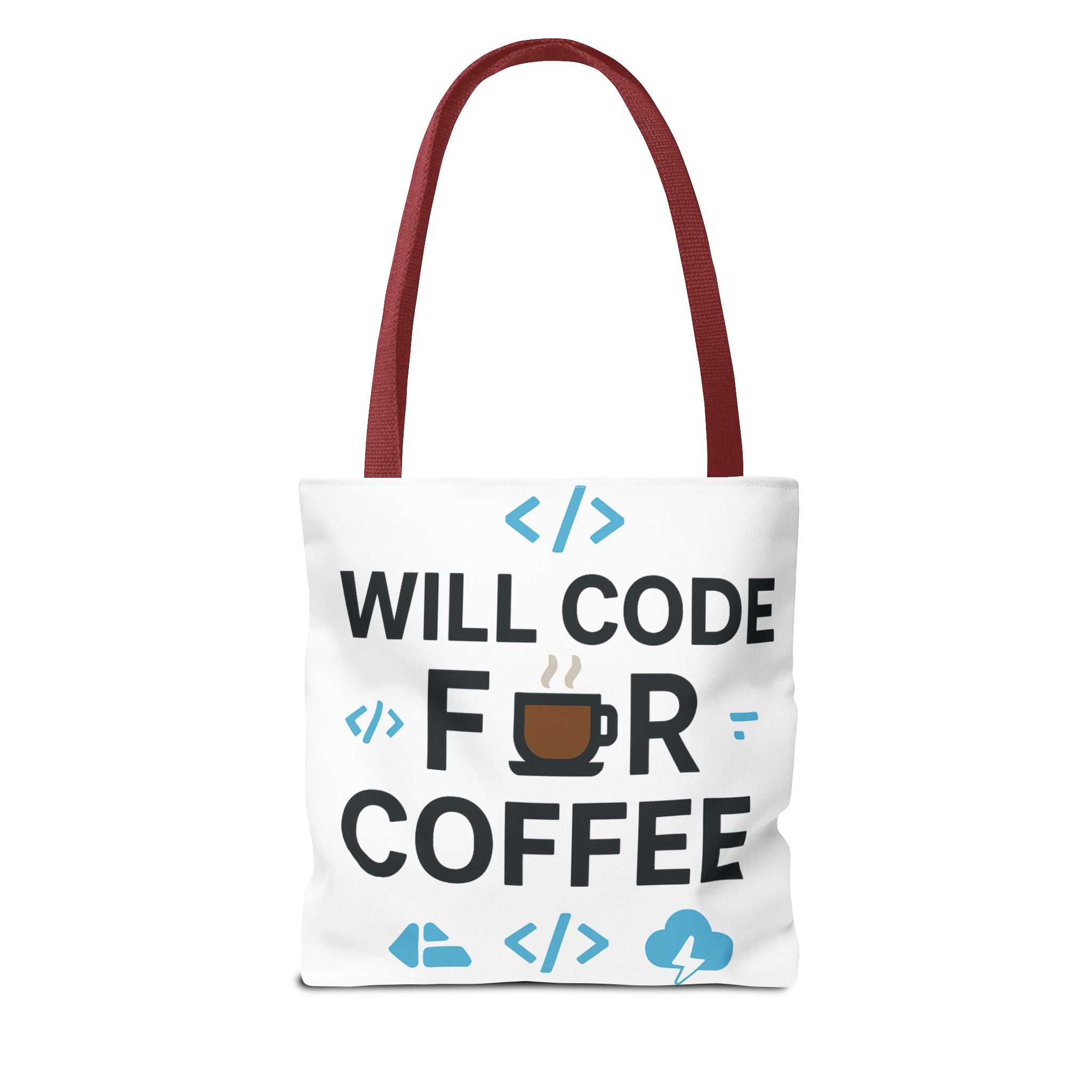 Code Lover's Coffee Tote Bag - Perfect for Programmers, Tech Gifts, Geeky Accessories, Everyday Use, Coffee Enthusiasts