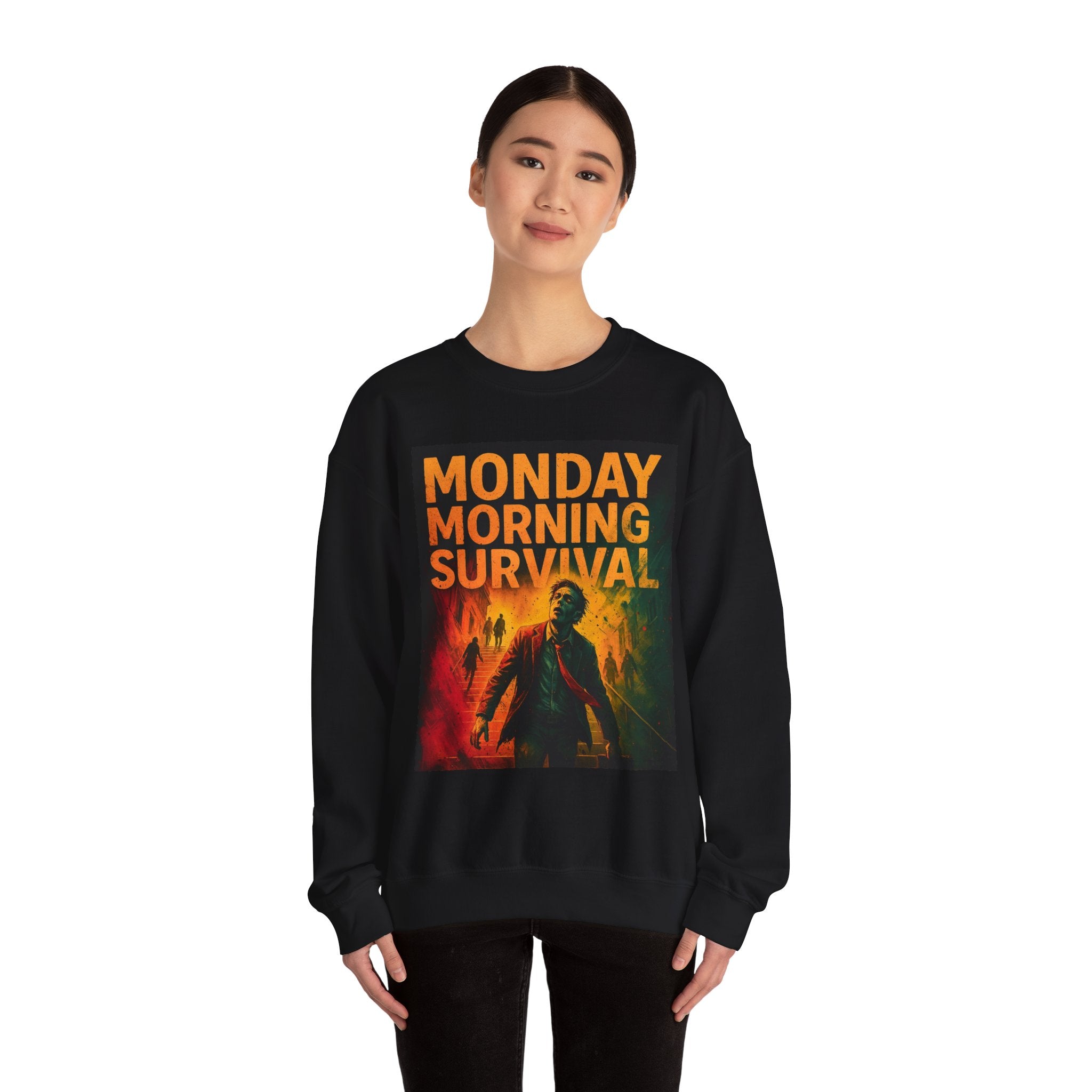 Monday Morning Survivor | Funny Office Humor Hoodie