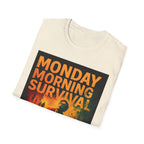 Monday Morning Survivor | Funny Office Humor T-Shirt