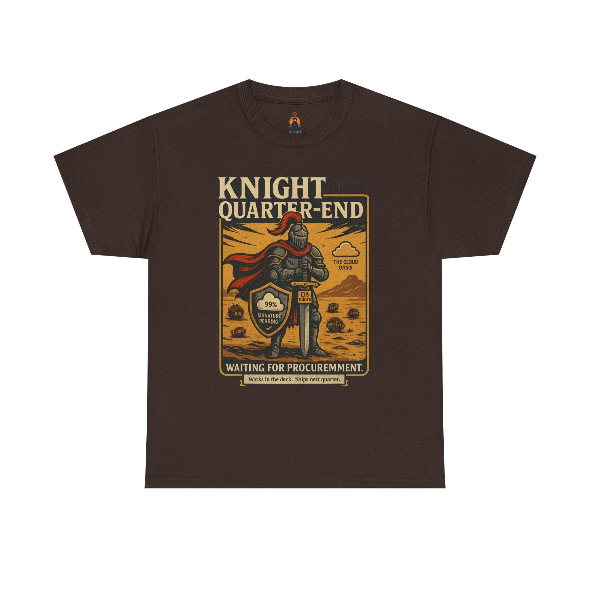 Knight of the Quarter-End T-Shirt | Funny Sales & Procurement Meme Tee