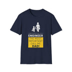 Engineer Dad Unisex T-Shirt, Funny Father's Day Tee, Gift for Dad, Engineer Humor Shirt, Casual Wear, Parenting Apparel