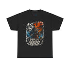 Deploy Destroy Repeat T-Shirt | Funny DevOps & Engineer Battle Tee