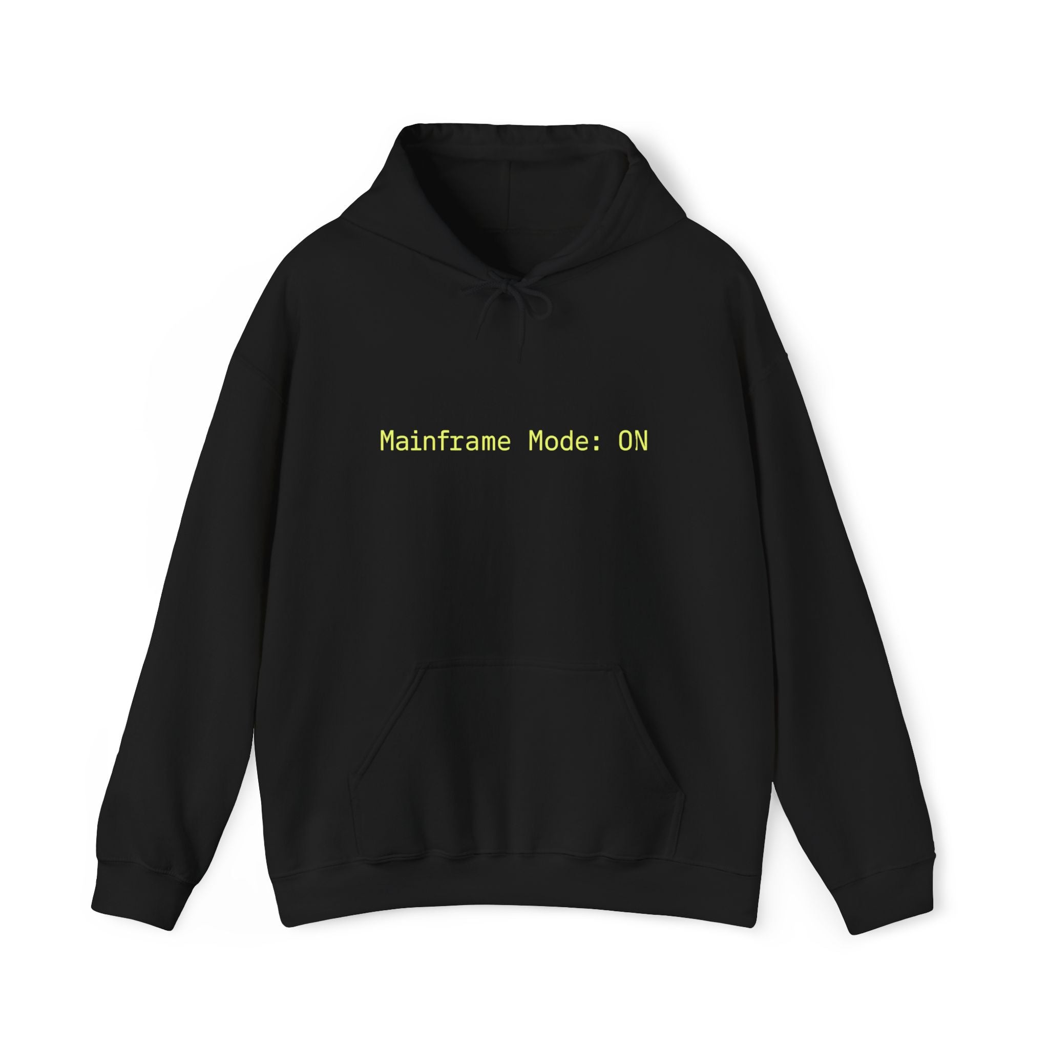 Mainframes Never Die Hoodie – Retro Tech Sarcasm for DevOps Legends