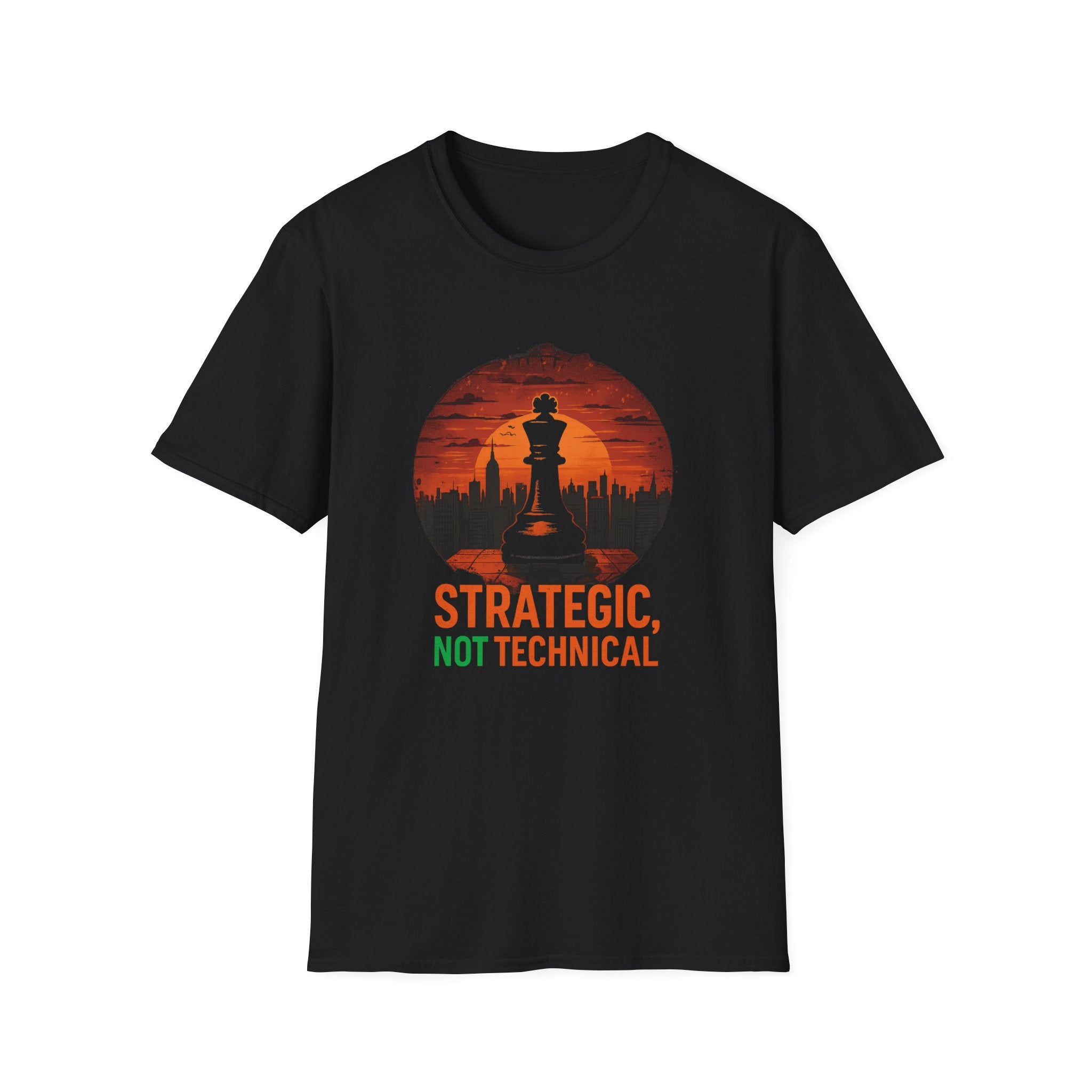 Strategic, Not Technical – Funny IT Sales T-Shirt
