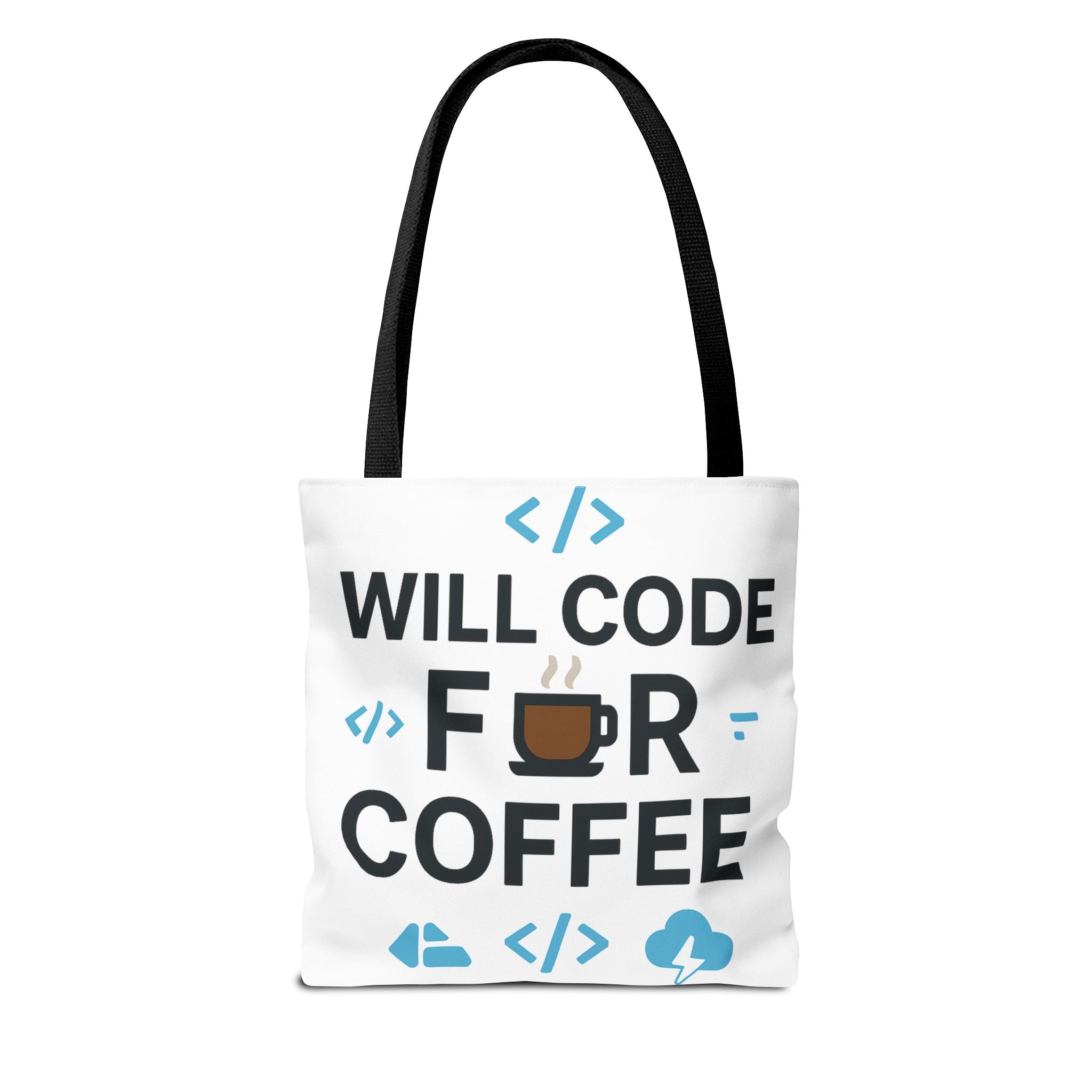 Code Lover's Coffee Tote Bag - Perfect for Programmers, Tech Gifts, Geeky Accessories, Everyday Use, Coffee Enthusiasts