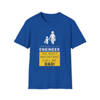 Engineer Dad Unisex T-Shirt, Funny Father's Day Tee, Gift for Dad, Engineer Humor Shirt, Casual Wear, Parenting Apparel
