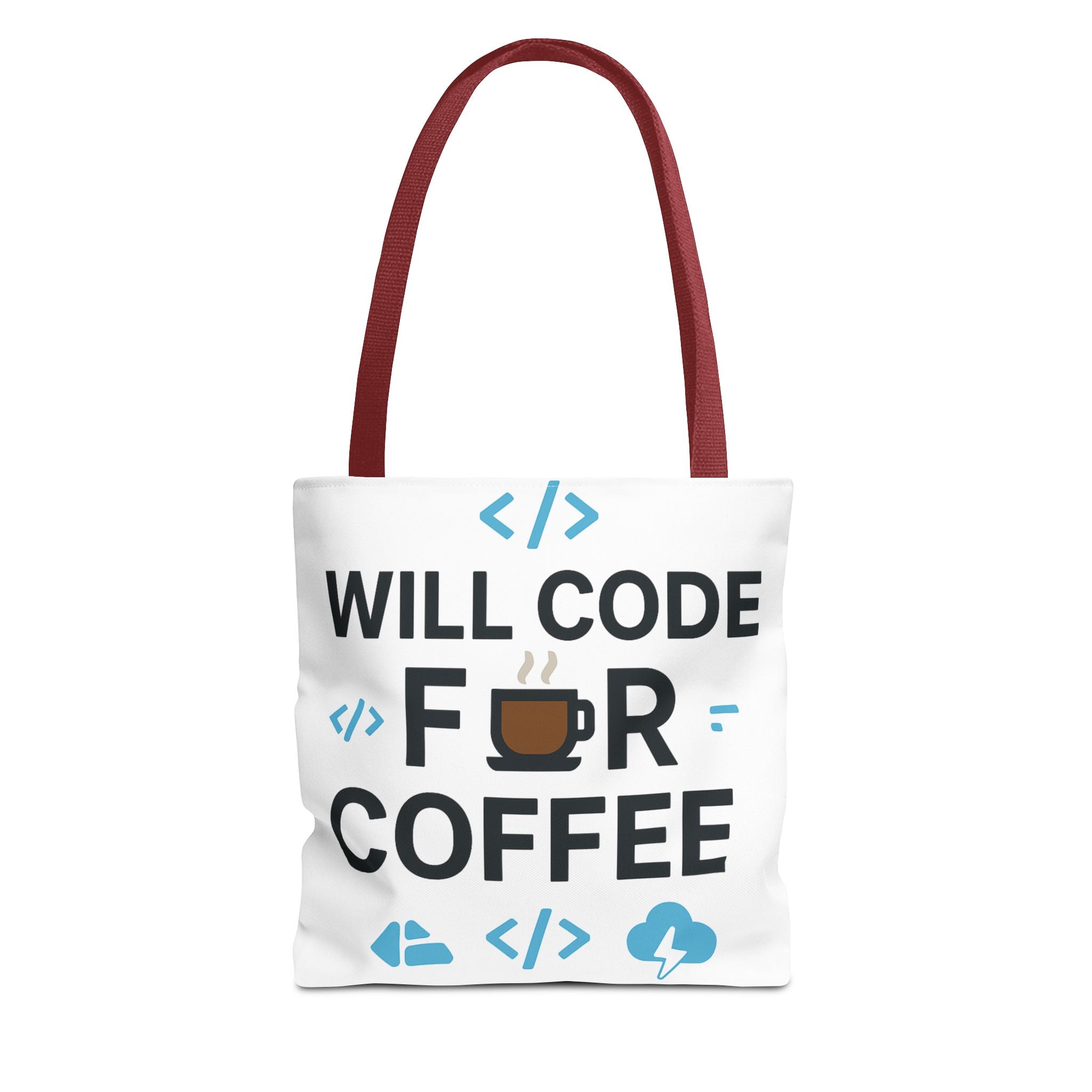 Code Lover's Coffee Tote Bag - Perfect for Programmers, Tech Gifts, Geeky Accessories, Everyday Use, Coffee Enthusiasts