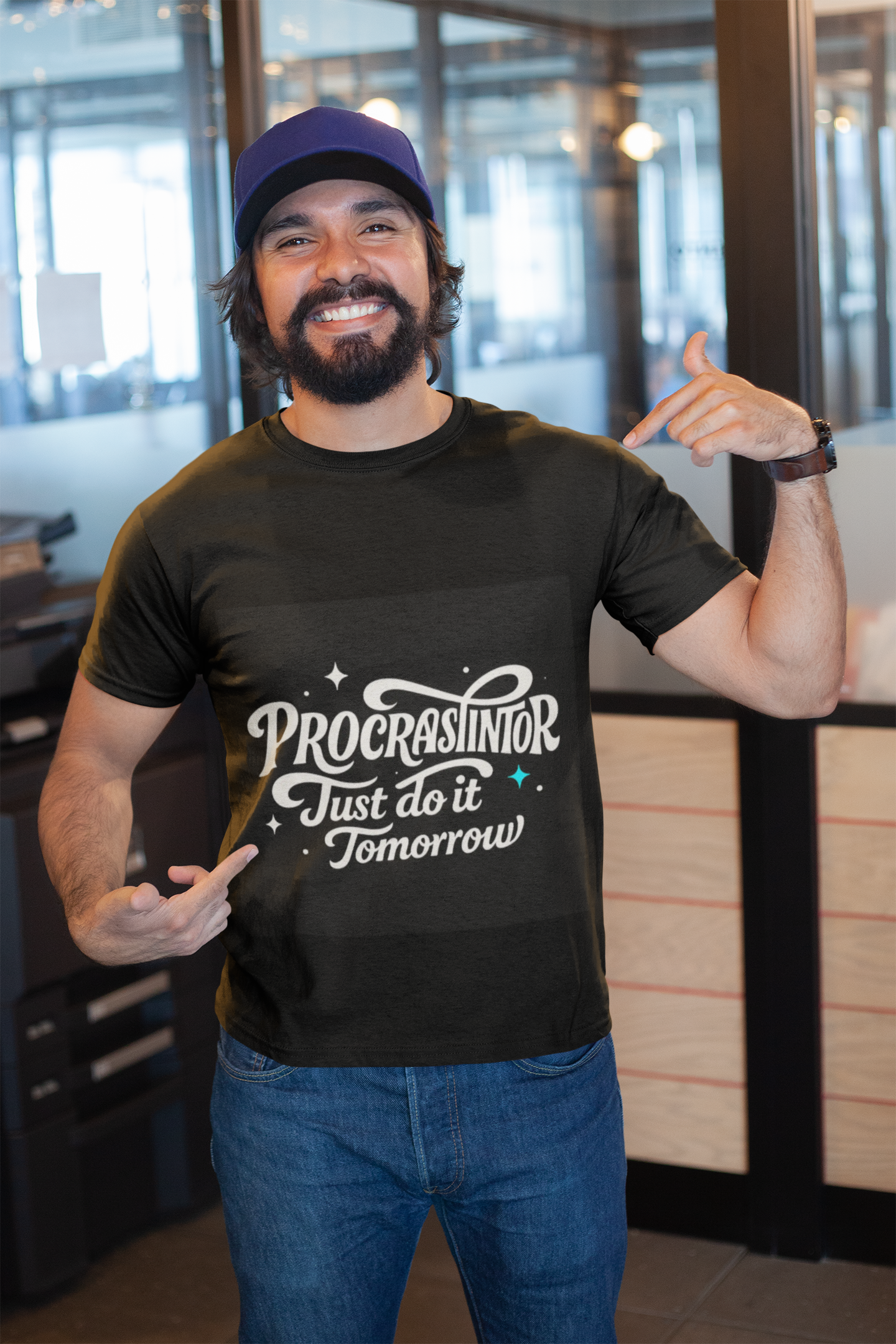 Procrastinator T-Shirt, Funny Gift for Students, Lazy Day Apparel, Motivational Tee, Casual Wear, Birthday Gift Idea