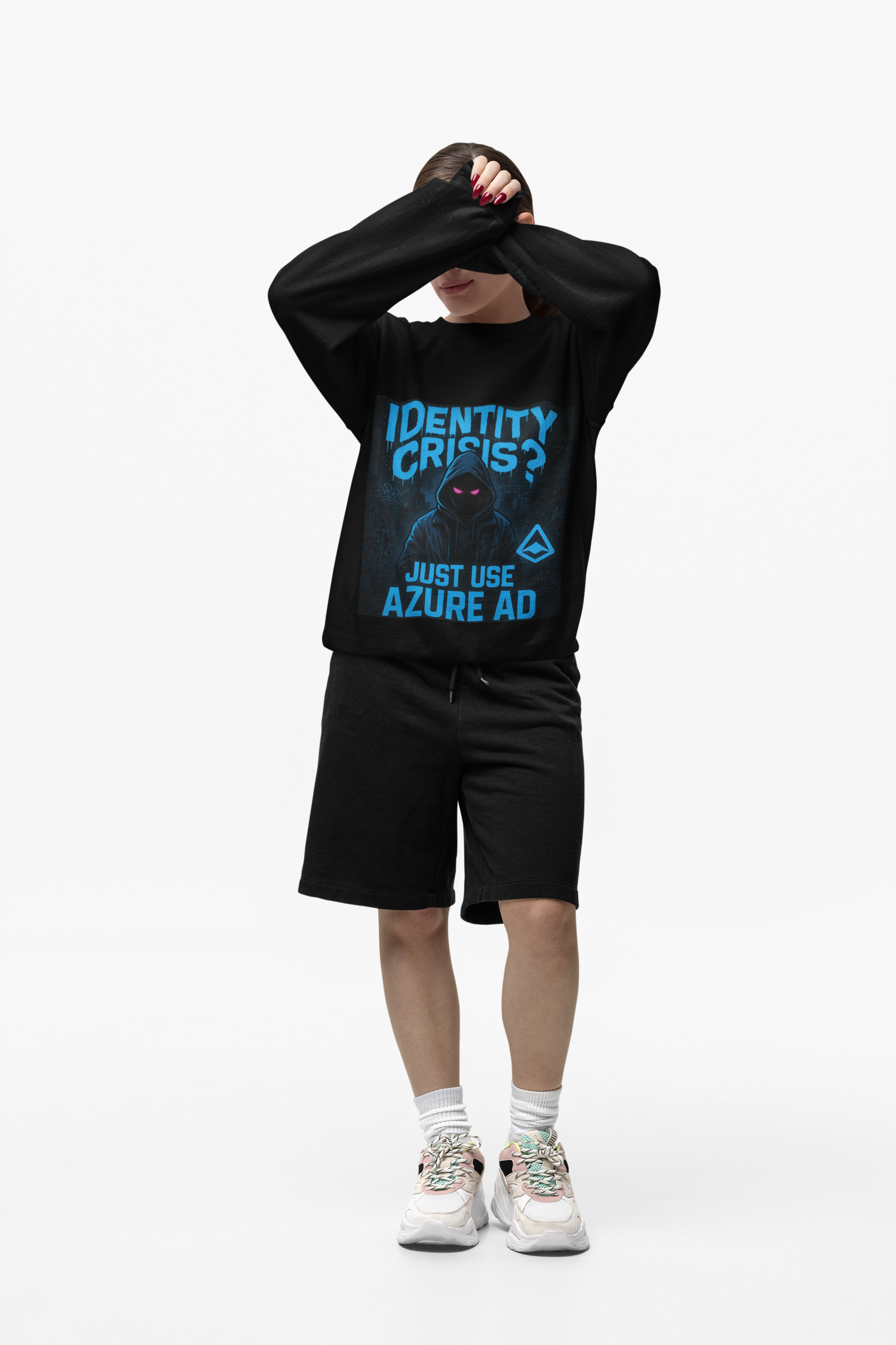 Identity Crisis? Just Use Azure AD | Geeky Cloud Engineer Sweatshirt