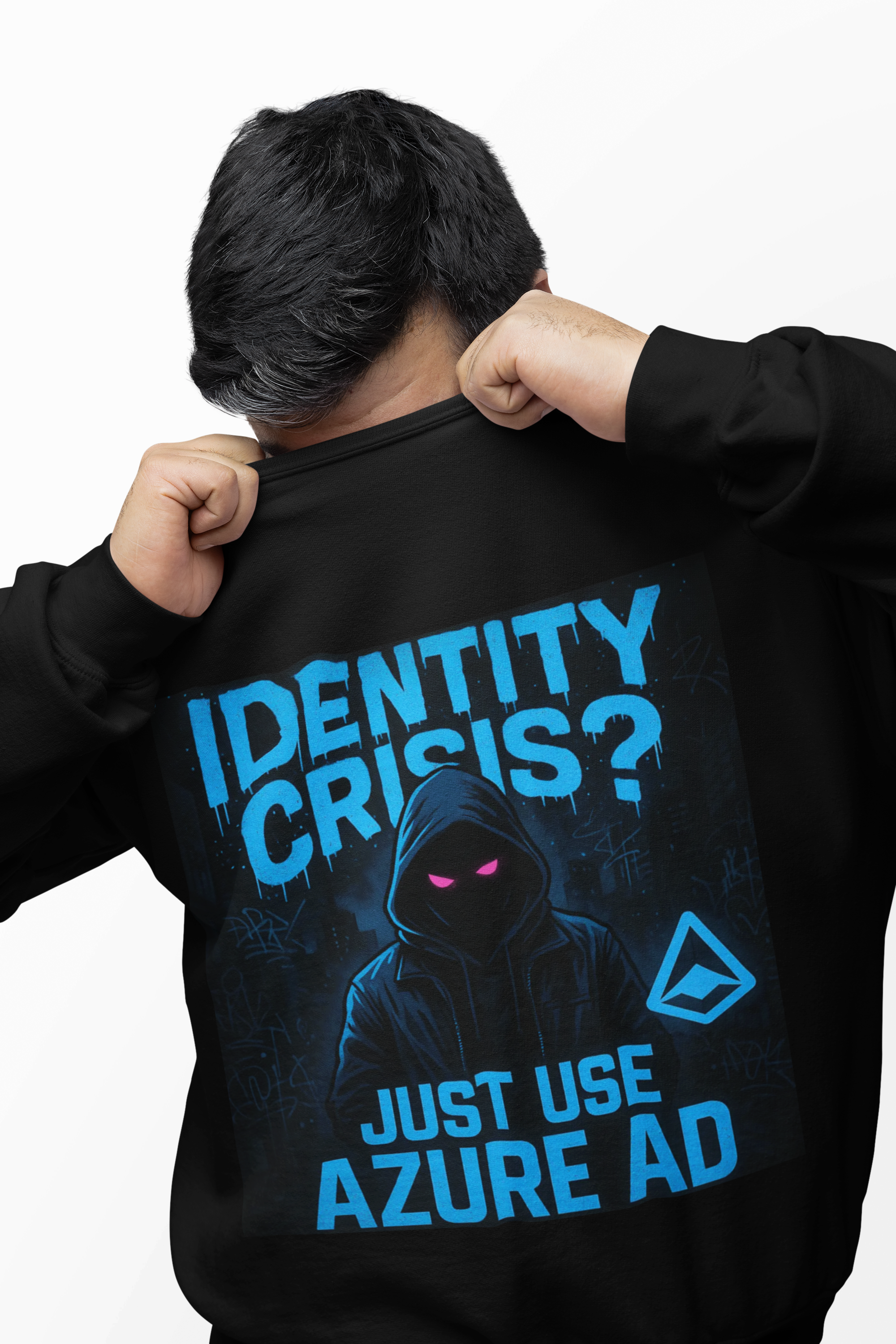 Identity Crisis? Just Use Azure AD | Geeky Cloud Engineer Sweatshirt