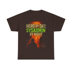 Hero by Day Sysadmin by Night Tee | Graphic T-Shirt for IT Professionals | Geeky Gift | Unisex Cotton Tee | Fun Office Apparel, [...]