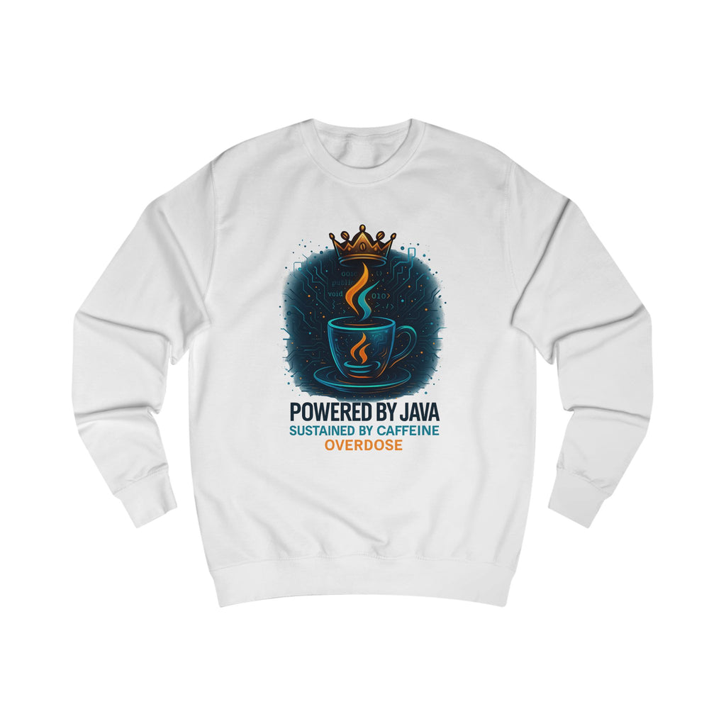 Coffee Lover's Unisex Sweatshirt - Powered by Java, Caffeine Junkie Gift, Cozy Attire for Coffee Enthusiasts, Birthday, Christmas, Fun [...]