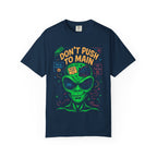 Don’t Push to Main T-Shirt | Funny Git Merge Conflict Alien Tee for Developers