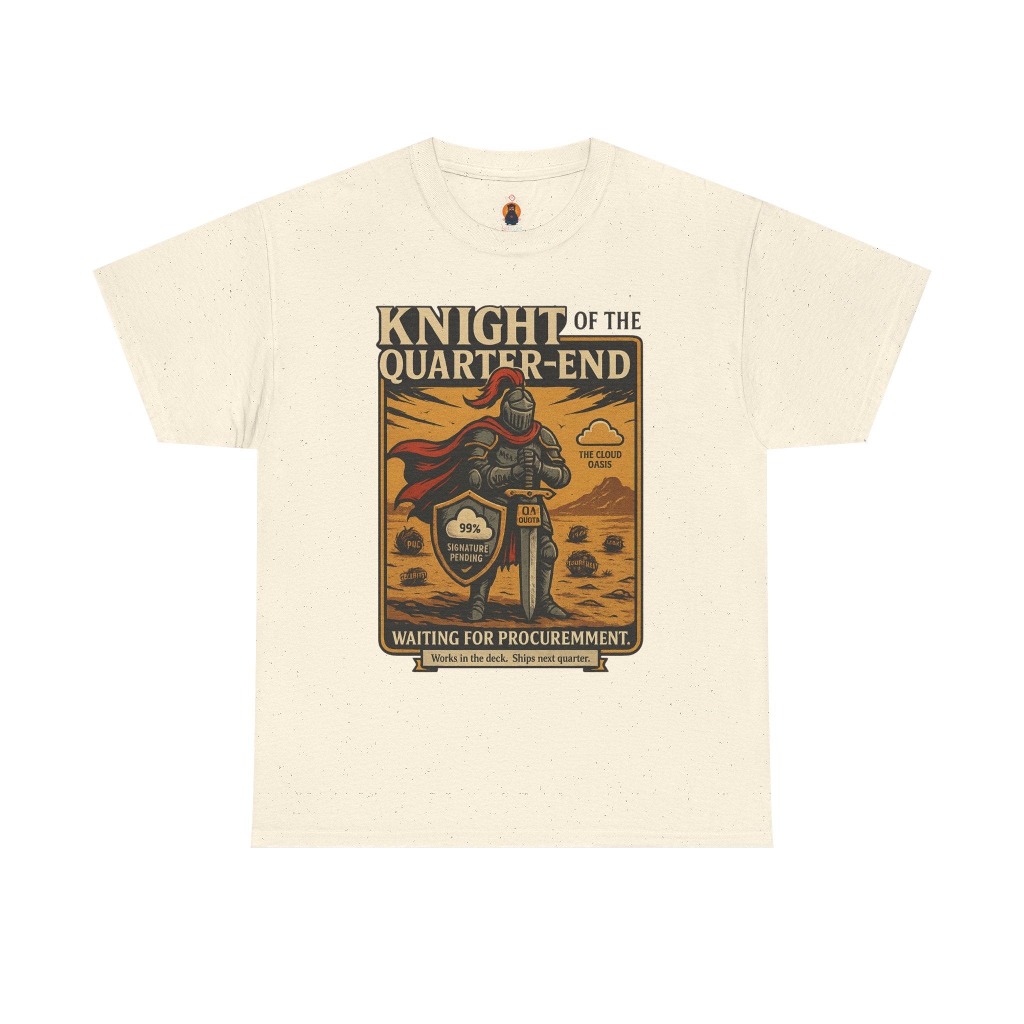 Knight of the Quarter-End T-Shirt | Funny Sales & Procurement Meme Tee