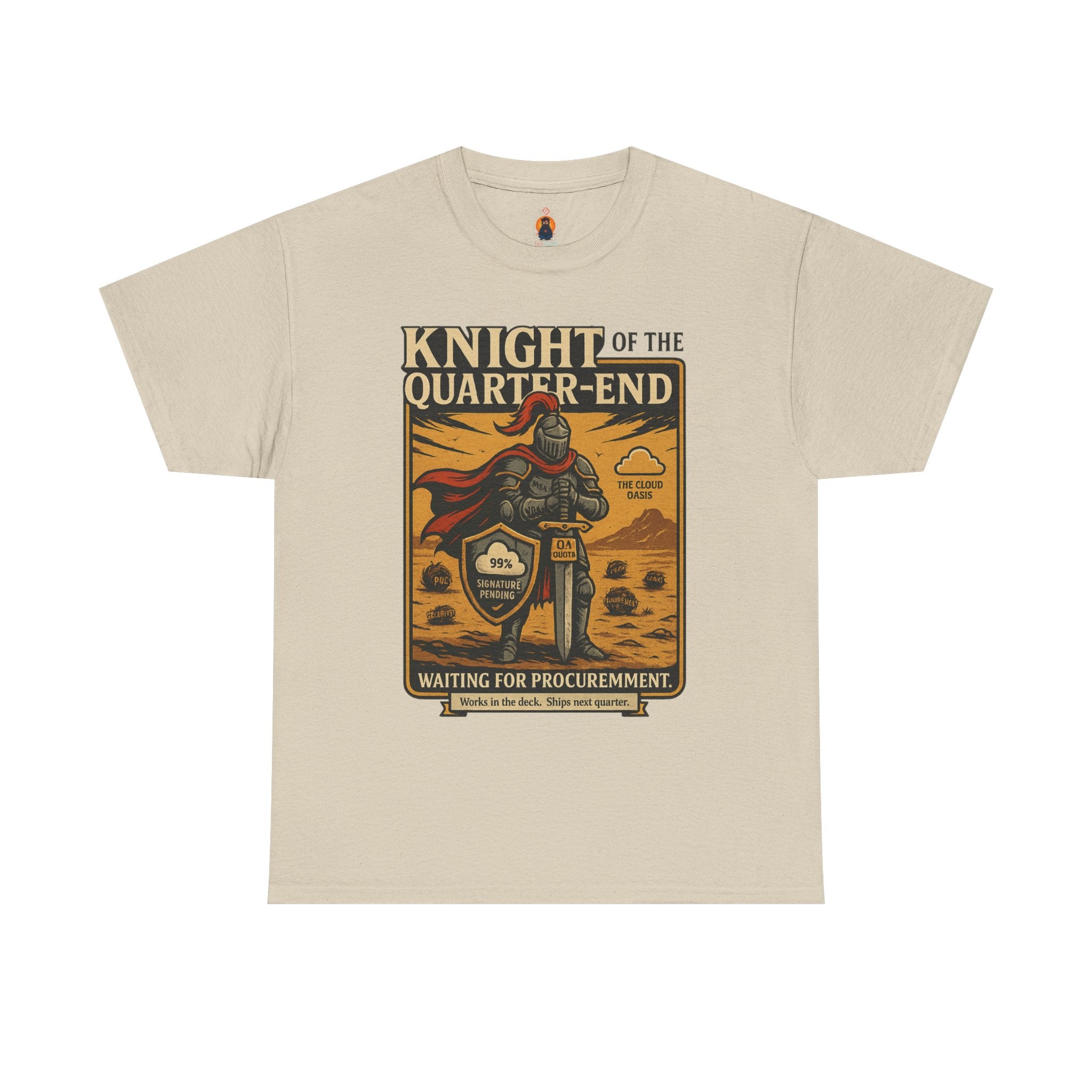 Knight of the Quarter-End T-Shirt | Funny Sales & Procurement Meme Tee