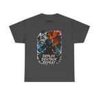 Deploy Destroy Repeat T-Shirt | Funny DevOps & Engineer Battle Tee