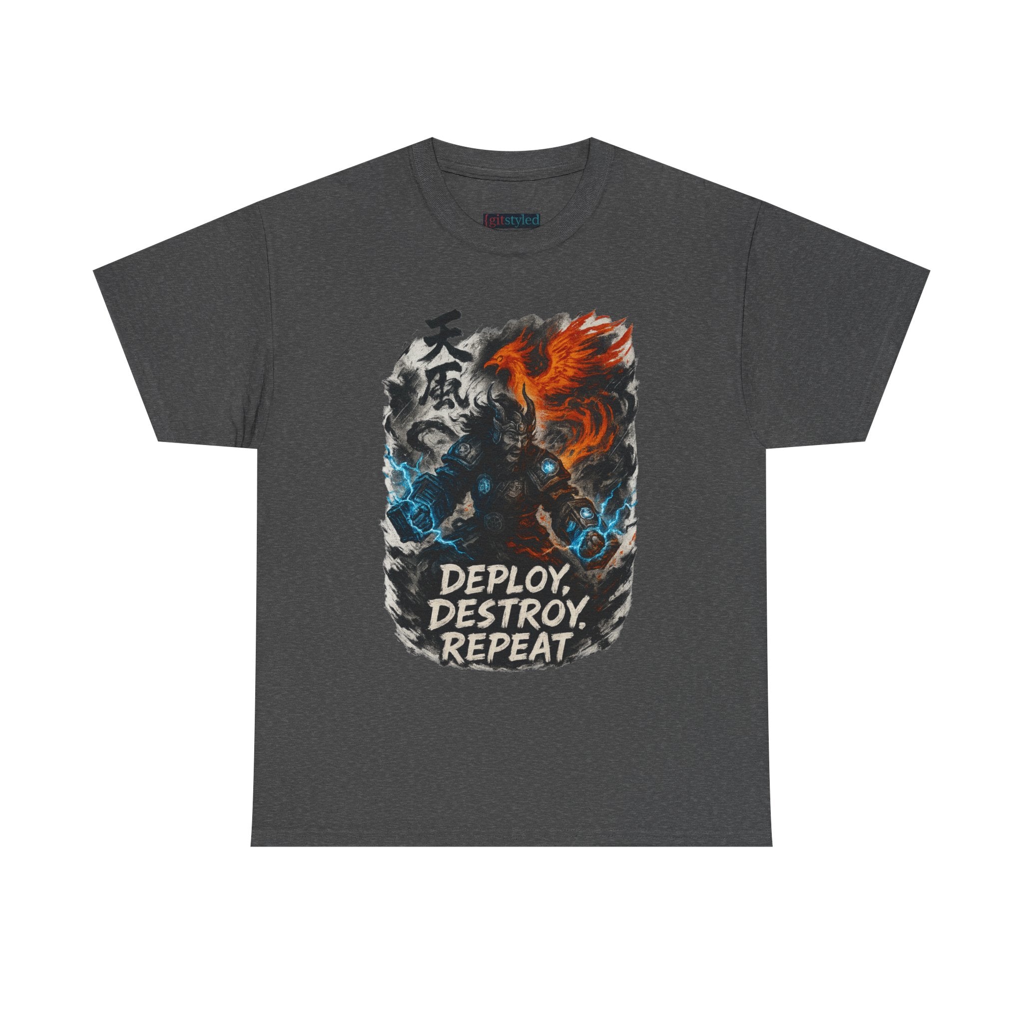 Deploy Destroy Repeat T-Shirt | Funny DevOps & Engineer Battle Tee