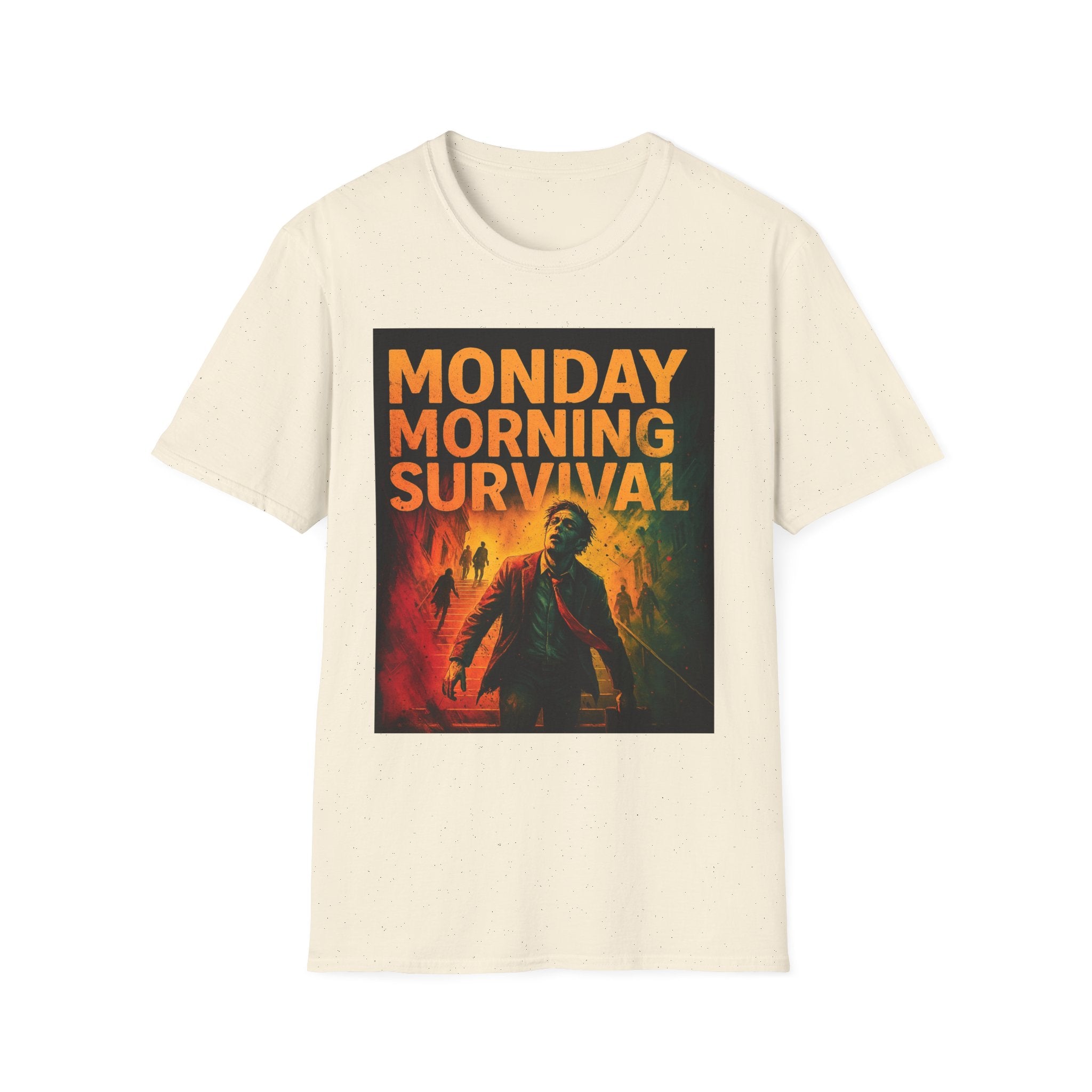 Monday Morning Survivor | Funny Office Humor T-Shirt