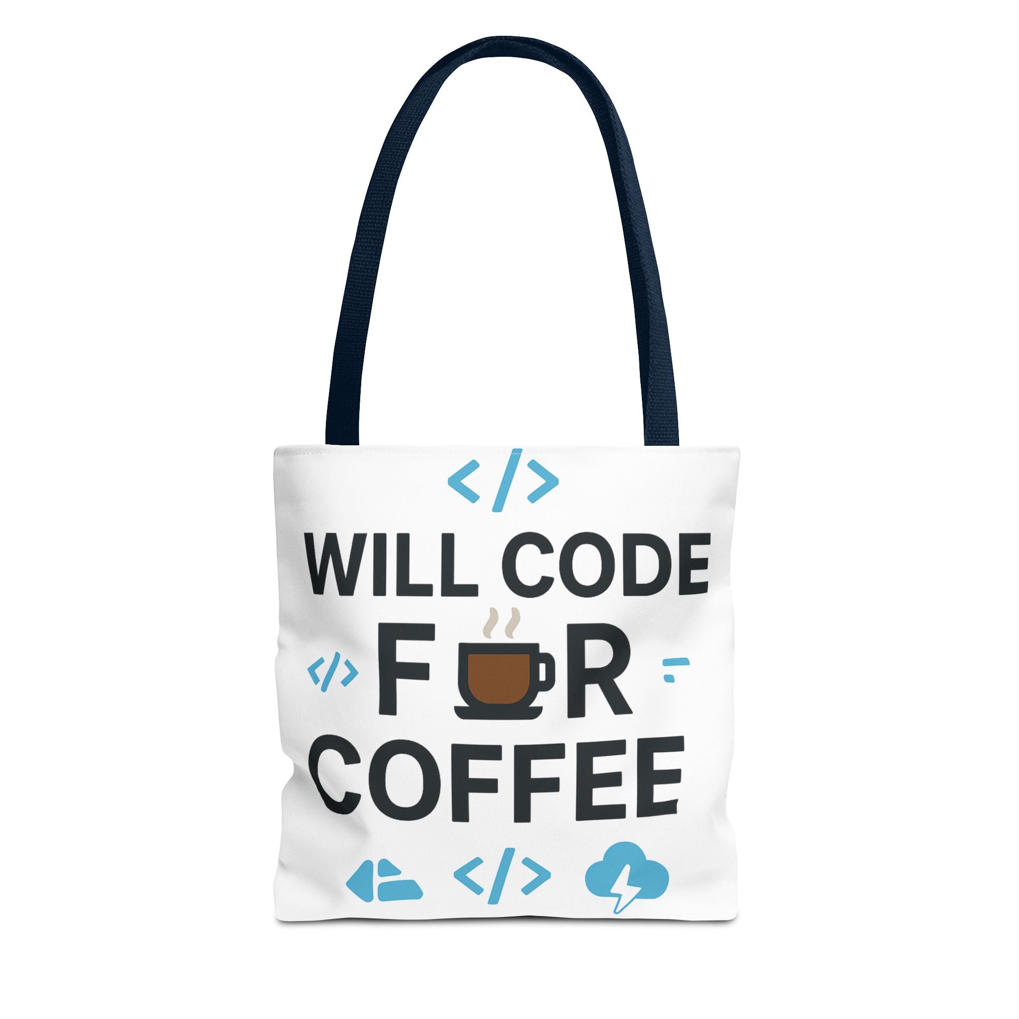 Code Lover's Coffee Tote Bag - Perfect for Programmers, Tech Gifts, Geeky Accessories, Everyday Use, Coffee Enthusiasts