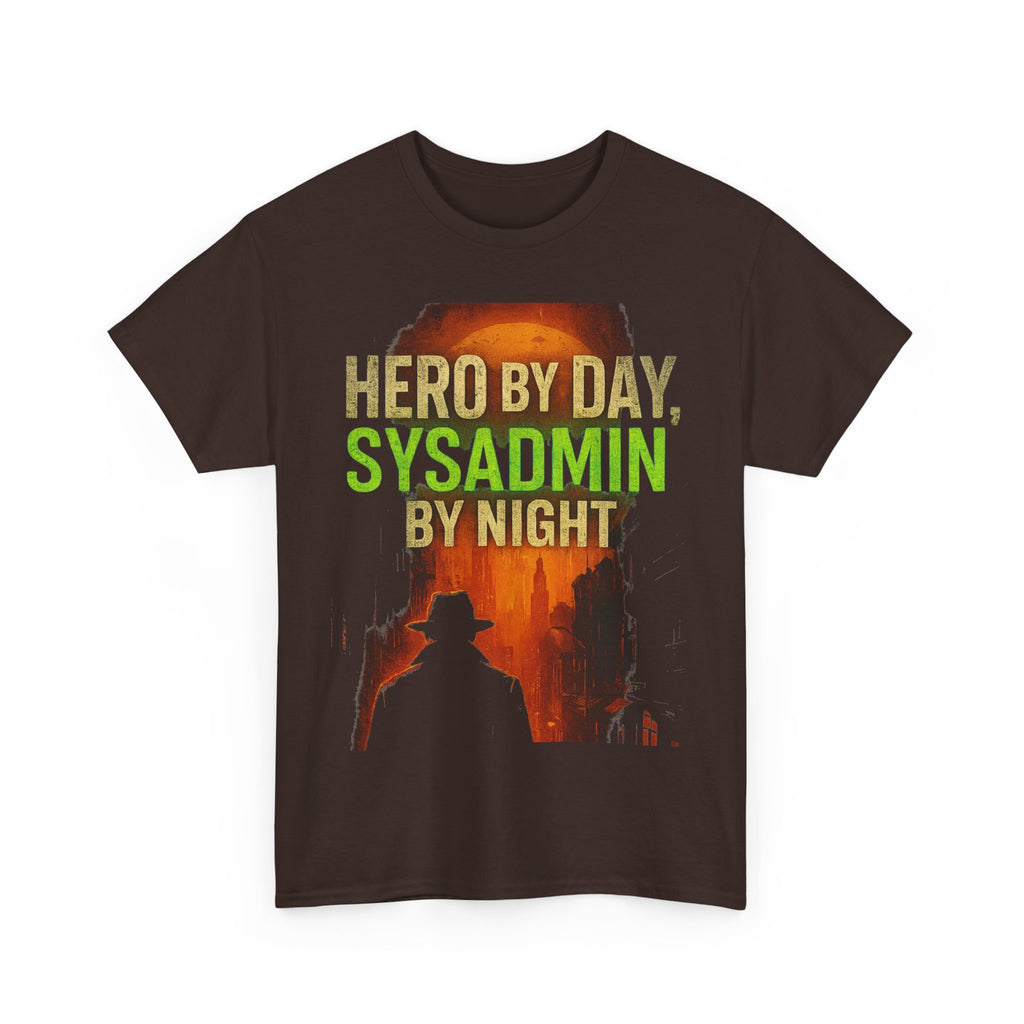 Hero by Day Sysadmin by Night Tee | Graphic T-Shirt for IT Professionals | Geeky Gift | Unisex Cotton Tee | Fun Office Apparel, [...]