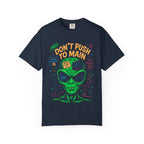Don’t Push to Main T-Shirt | Funny Git Merge Conflict Alien Tee for Developers