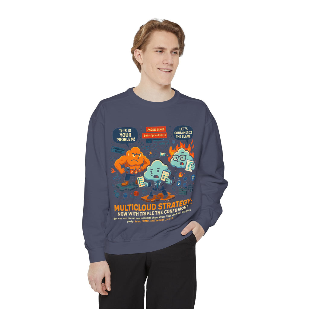 Multicloud Mayhem Sweatshirt – Triple the Chaos!