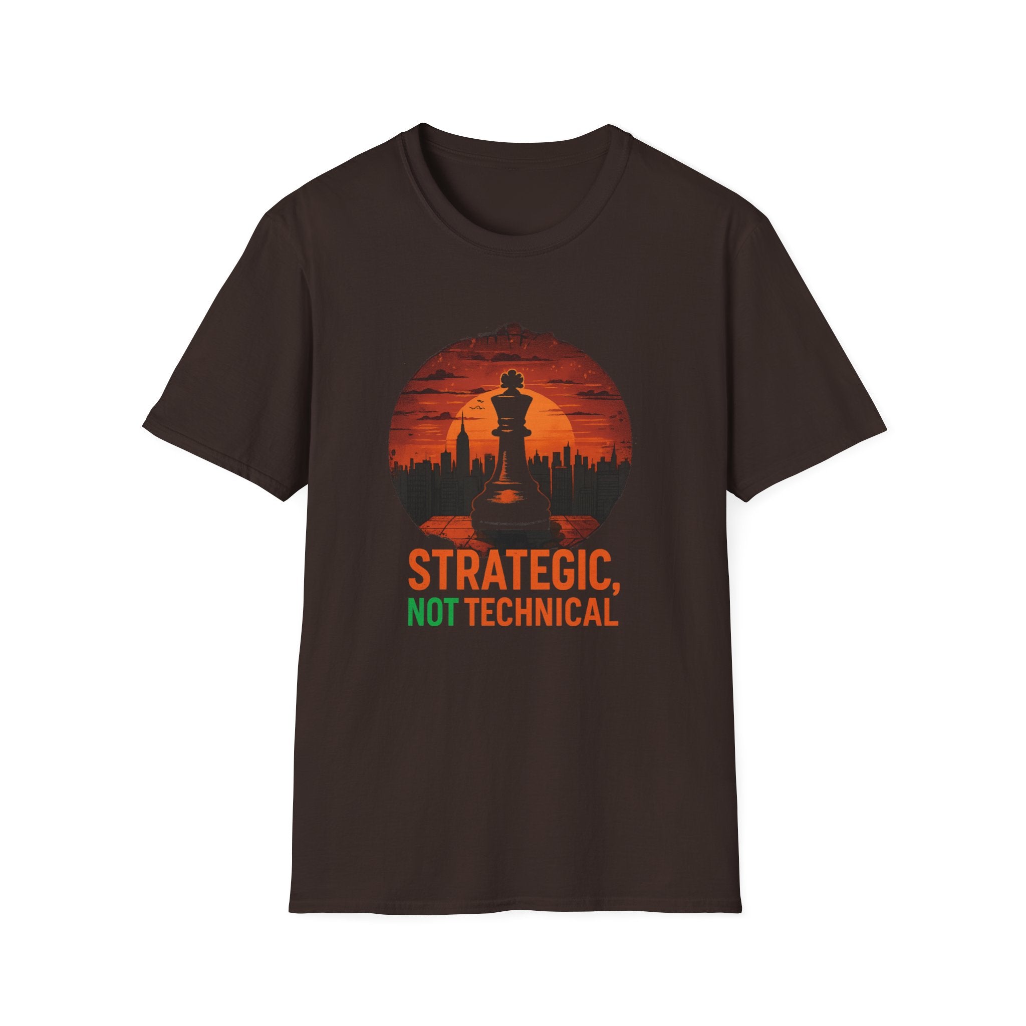 Strategic, Not Technical – Funny IT Sales T-Shirt