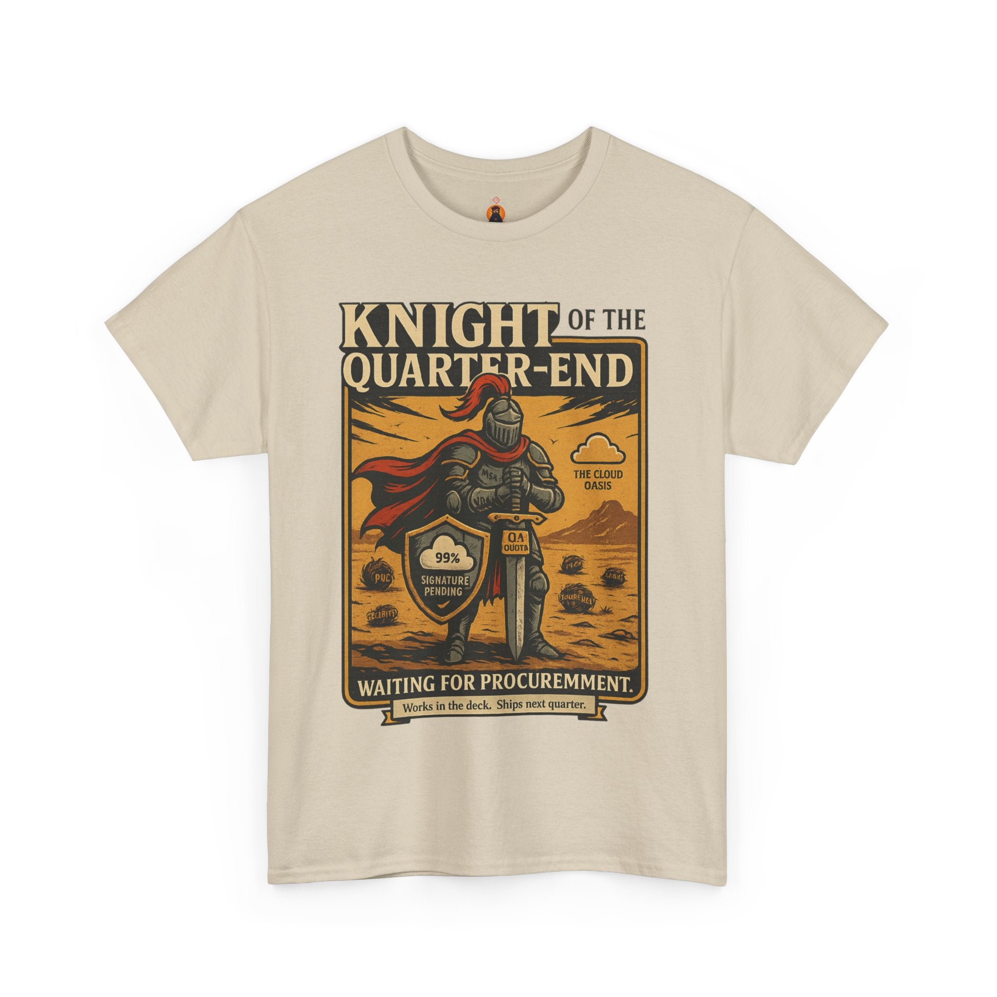 Knight of the Quarter-End T-Shirt | Funny Sales & Procurement Meme Tee