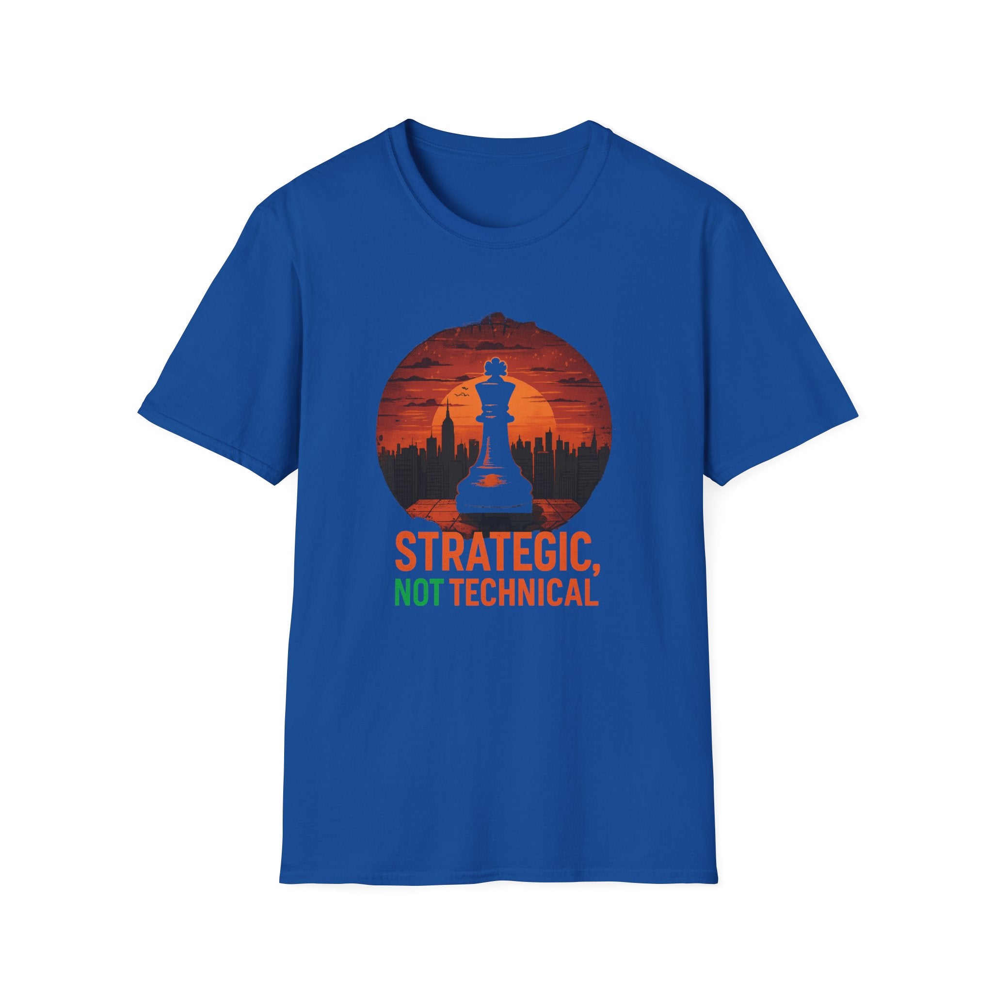 Strategic, Not Technical – Funny IT Sales T-Shirt