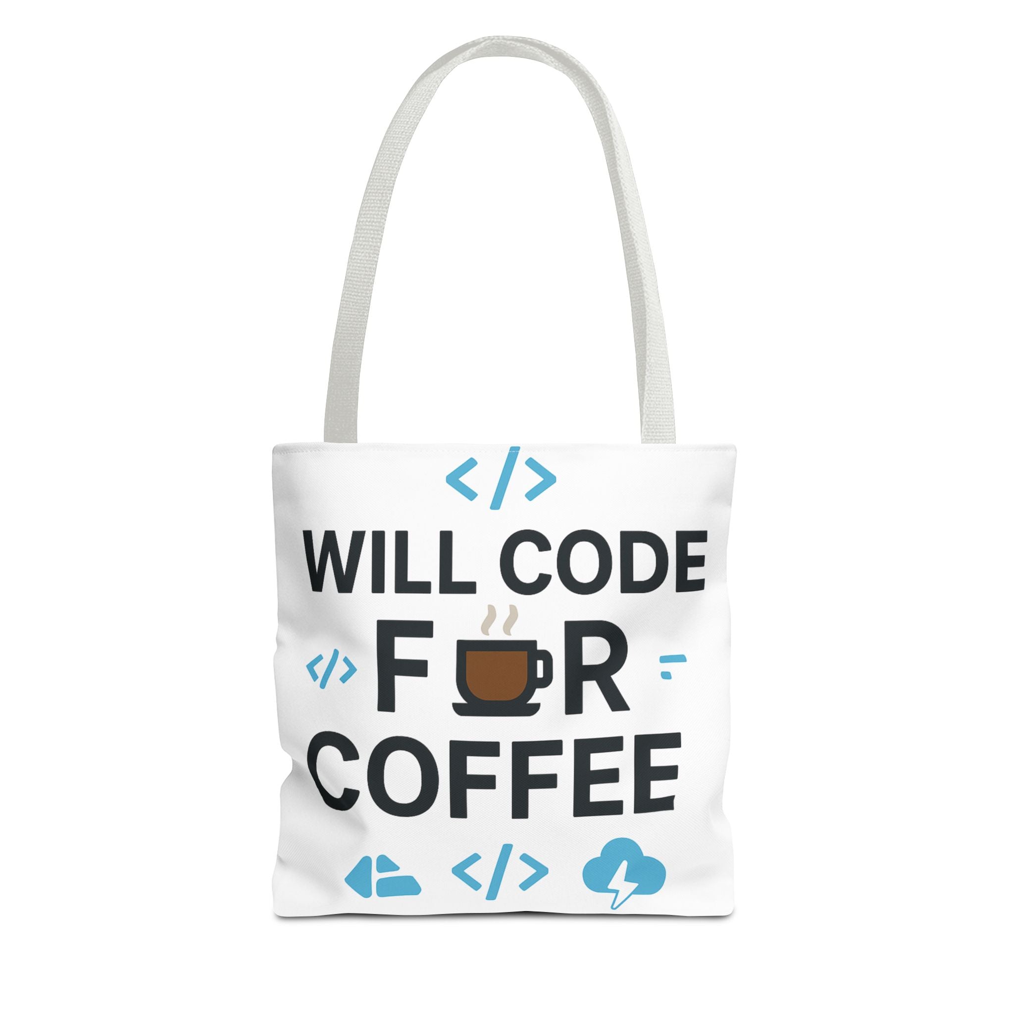 Code Lover's Coffee Tote Bag - Perfect for Programmers, Tech Gifts, Geeky Accessories, Everyday Use, Coffee Enthusiasts