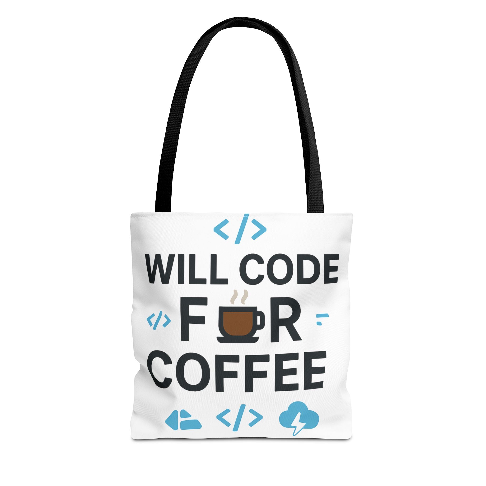 Code Lover's Coffee Tote Bag - Perfect for Programmers, Tech Gifts, Geeky Accessories, Everyday Use, Coffee Enthusiasts